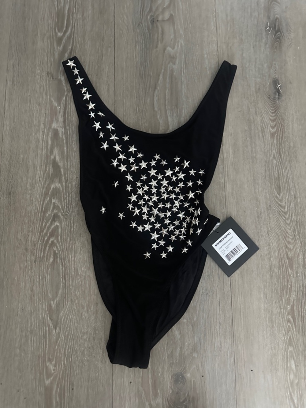 Norma Kamali Star Studded Marissa One-Piece